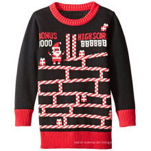 PK18ST061 Spiel Santa Crew Neck hässlich Weihnachten Pullover für Erwachsene